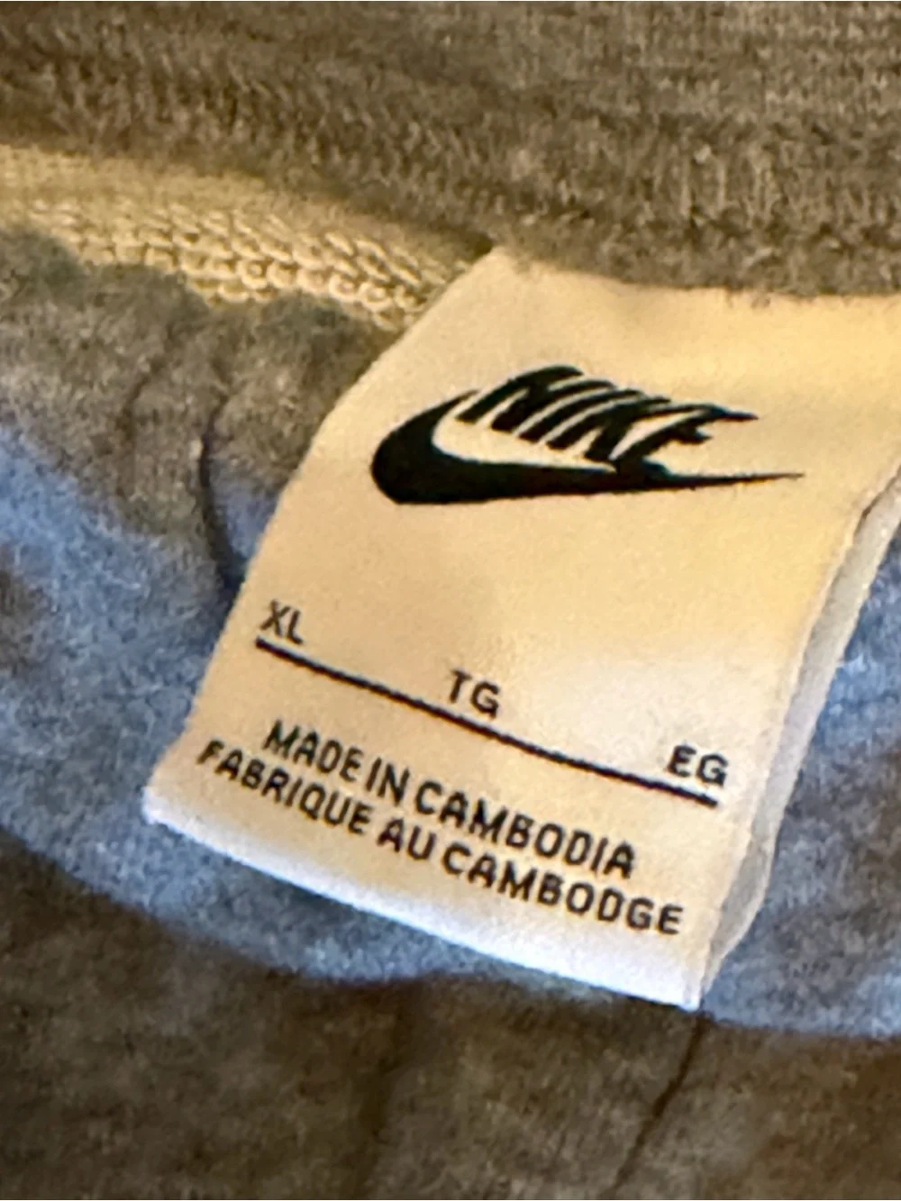 Nike kids  Gray Fleece Shorts - Comfortable Athletic Fit